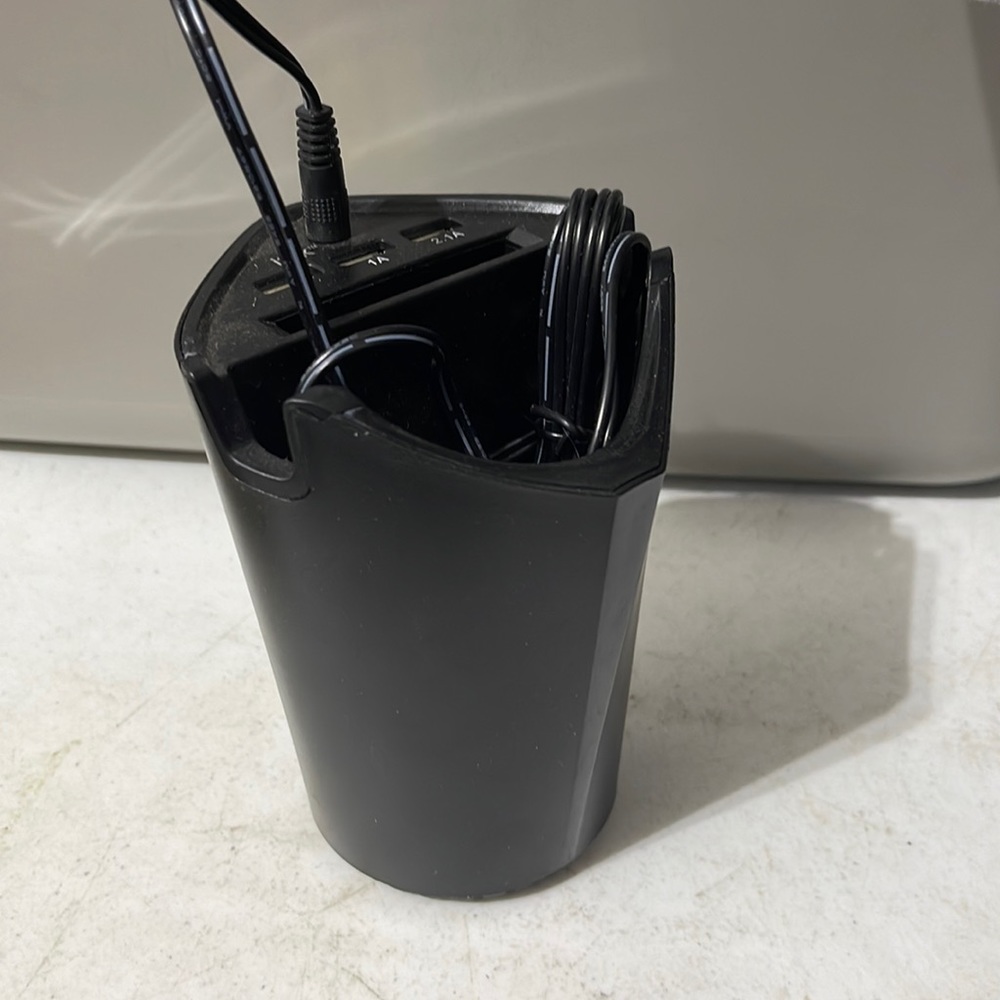 Cup holder phone charger